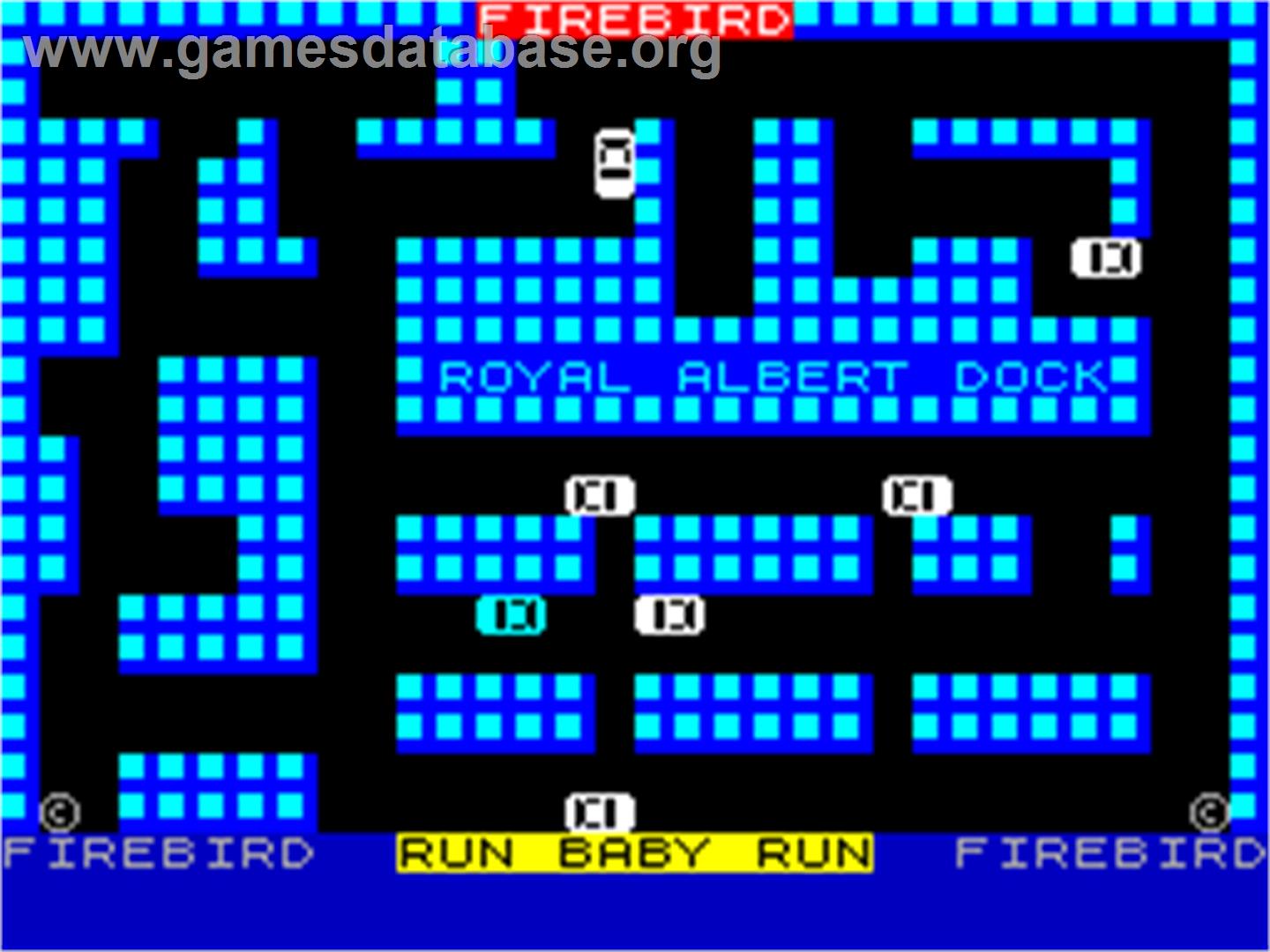 Run Baby Run - Sinclair ZX Spectrum - Artwork - Title Screen