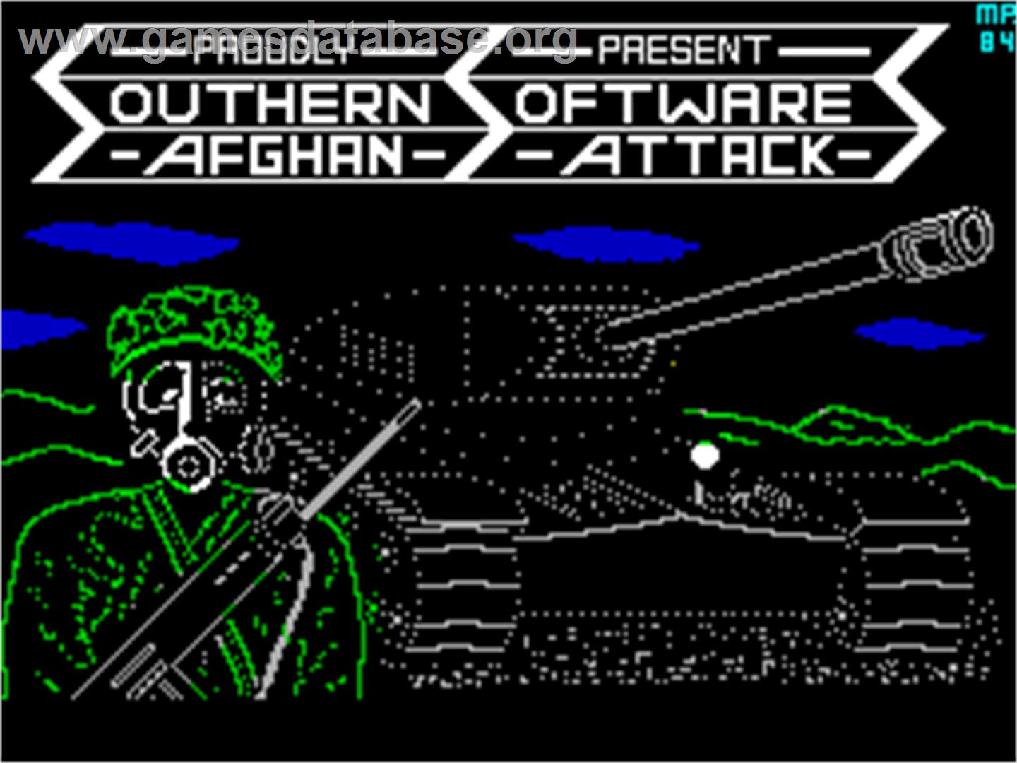 Rush'n Attack - Sinclair ZX Spectrum - Artwork - Title Screen