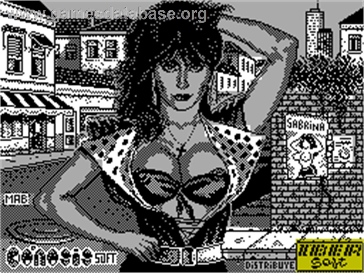 Sabrina - Sinclair ZX Spectrum - Artwork - Title Screen