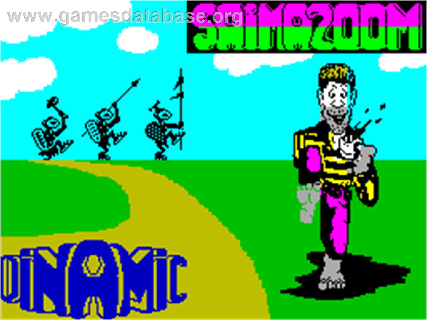 Saimazoom - Sinclair ZX Spectrum - Artwork - Title Screen