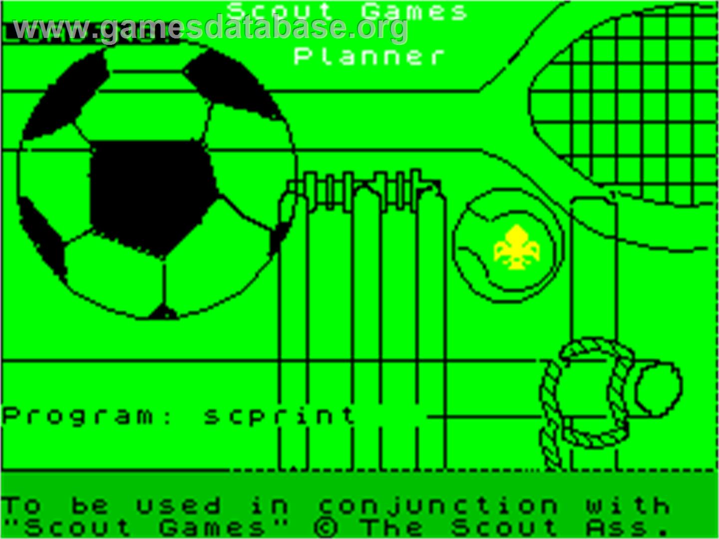Scott Adams Scoops - Sinclair ZX Spectrum - Artwork - Title Screen