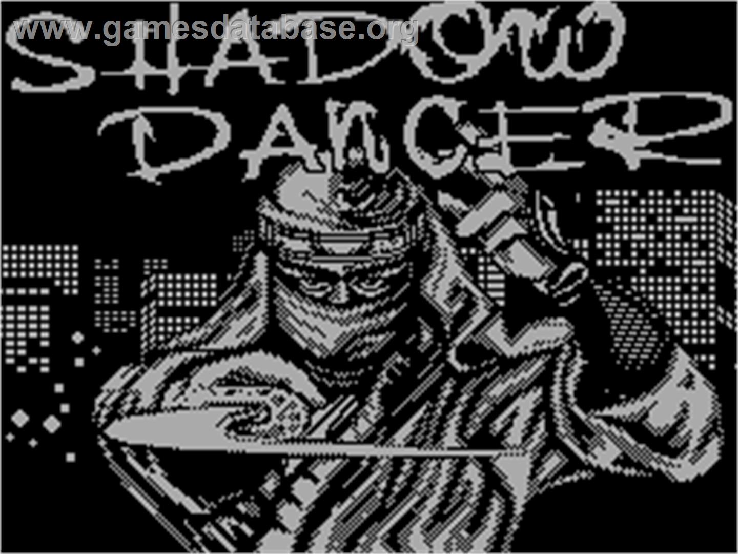 Shadow Dancer - Sinclair ZX Spectrum - Artwork - Title Screen