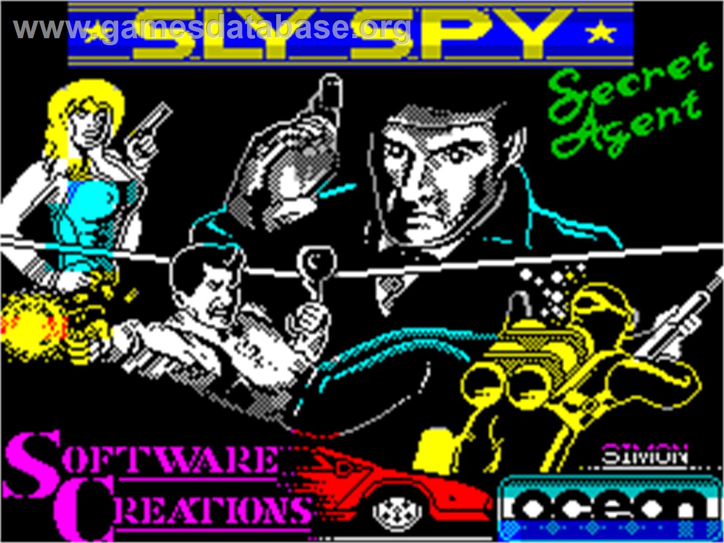 Sly Spy: Secret Agent - Sinclair ZX Spectrum - Artwork - Title Screen