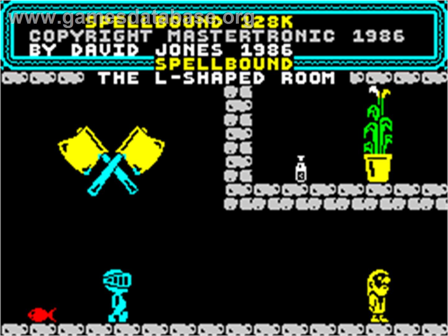 Spellbound Dizzy - Sinclair ZX Spectrum - Artwork - Title Screen