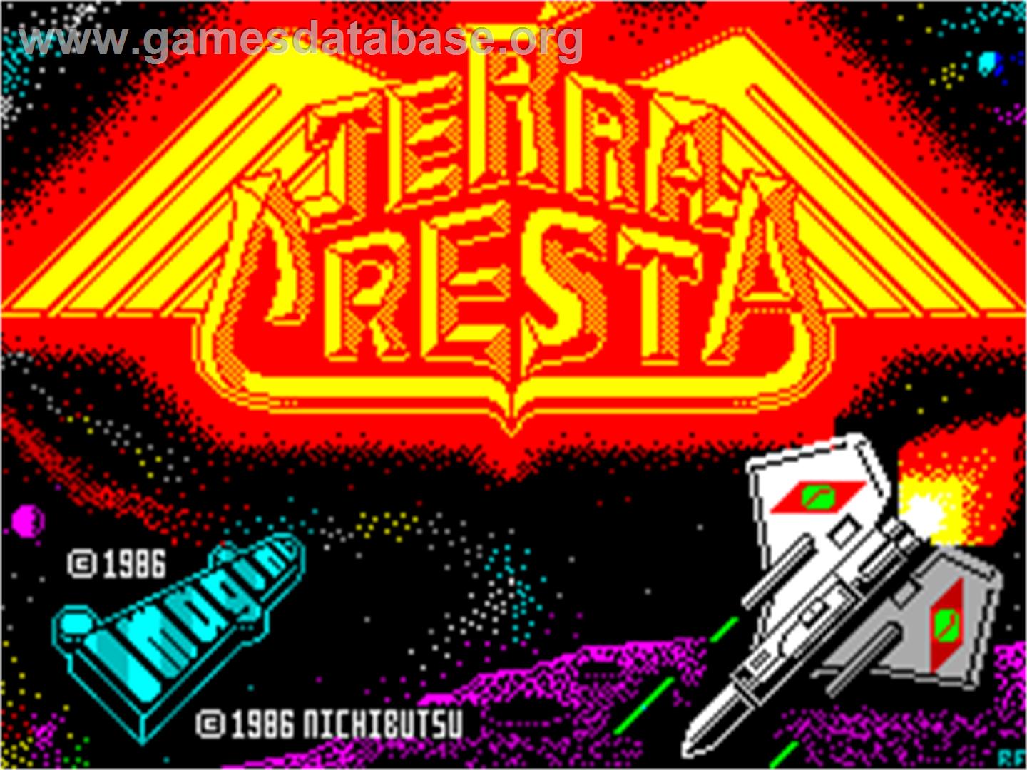 Terra Cresta - Sinclair ZX Spectrum - Artwork - Title Screen
