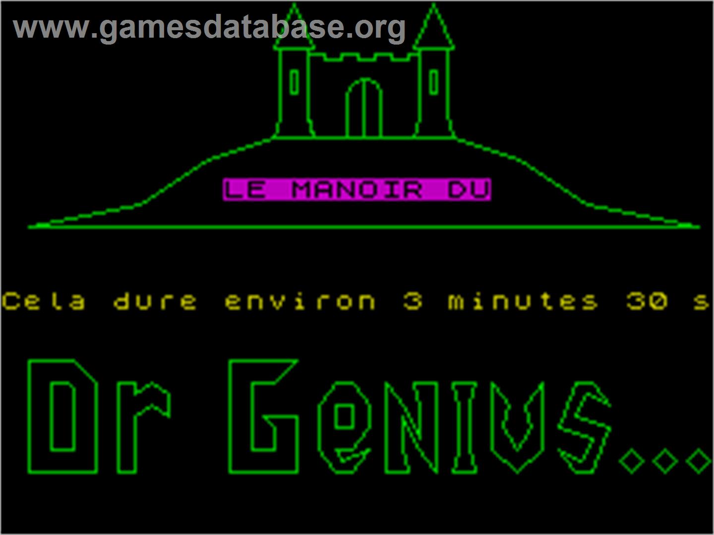 The Goonies - Sinclair ZX Spectrum - Artwork - Title Screen