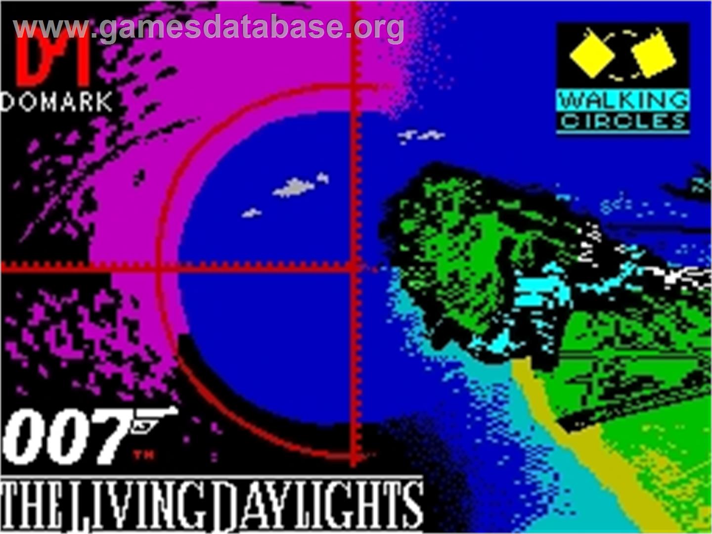 The Living Daylights - Sinclair ZX Spectrum - Artwork - Title Screen