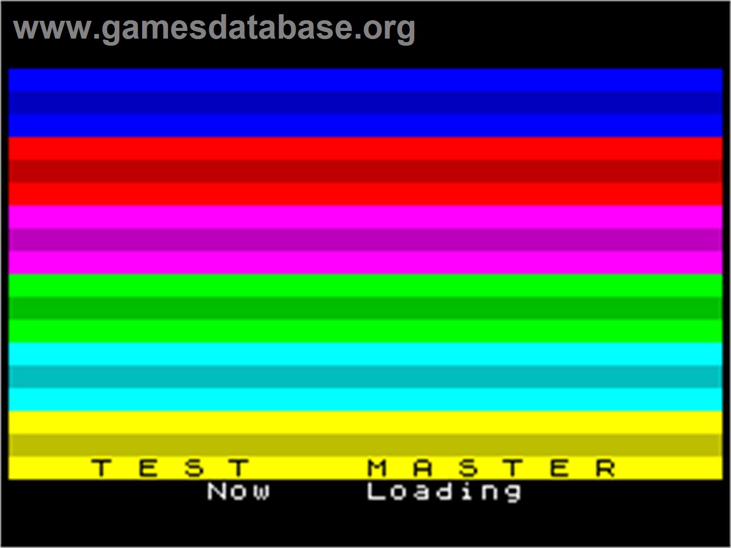 The Master - Sinclair ZX Spectrum - Artwork - Title Screen