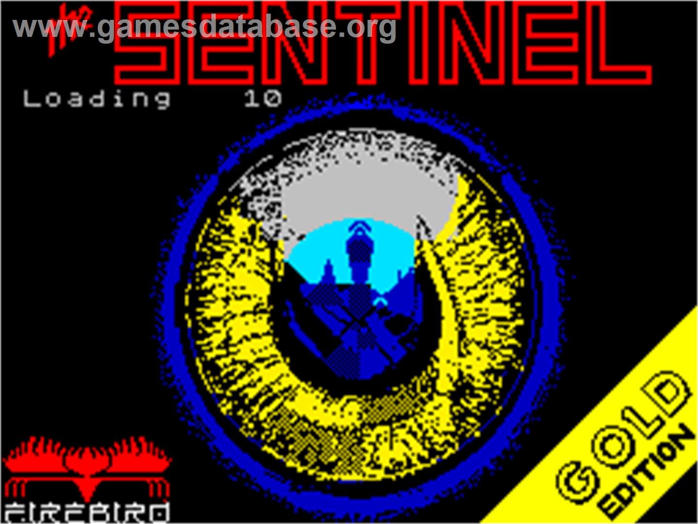 The Sentinel - Sinclair ZX Spectrum - Artwork - Title Screen