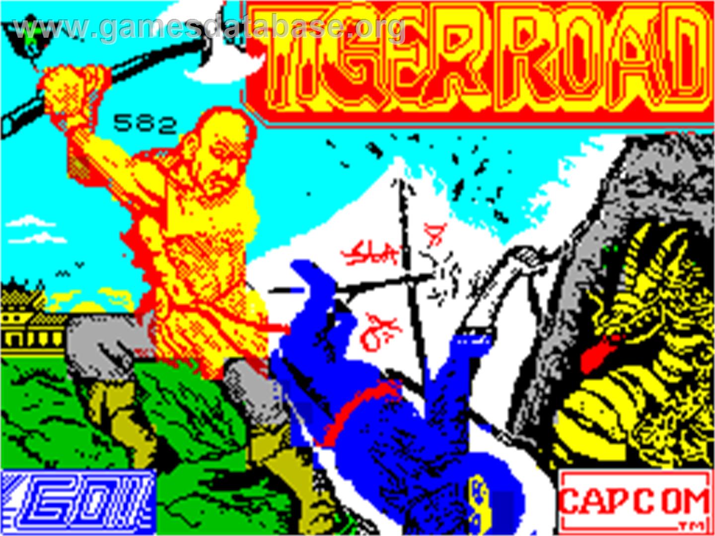 Tiger-Heli - Sinclair ZX Spectrum - Artwork - Title Screen