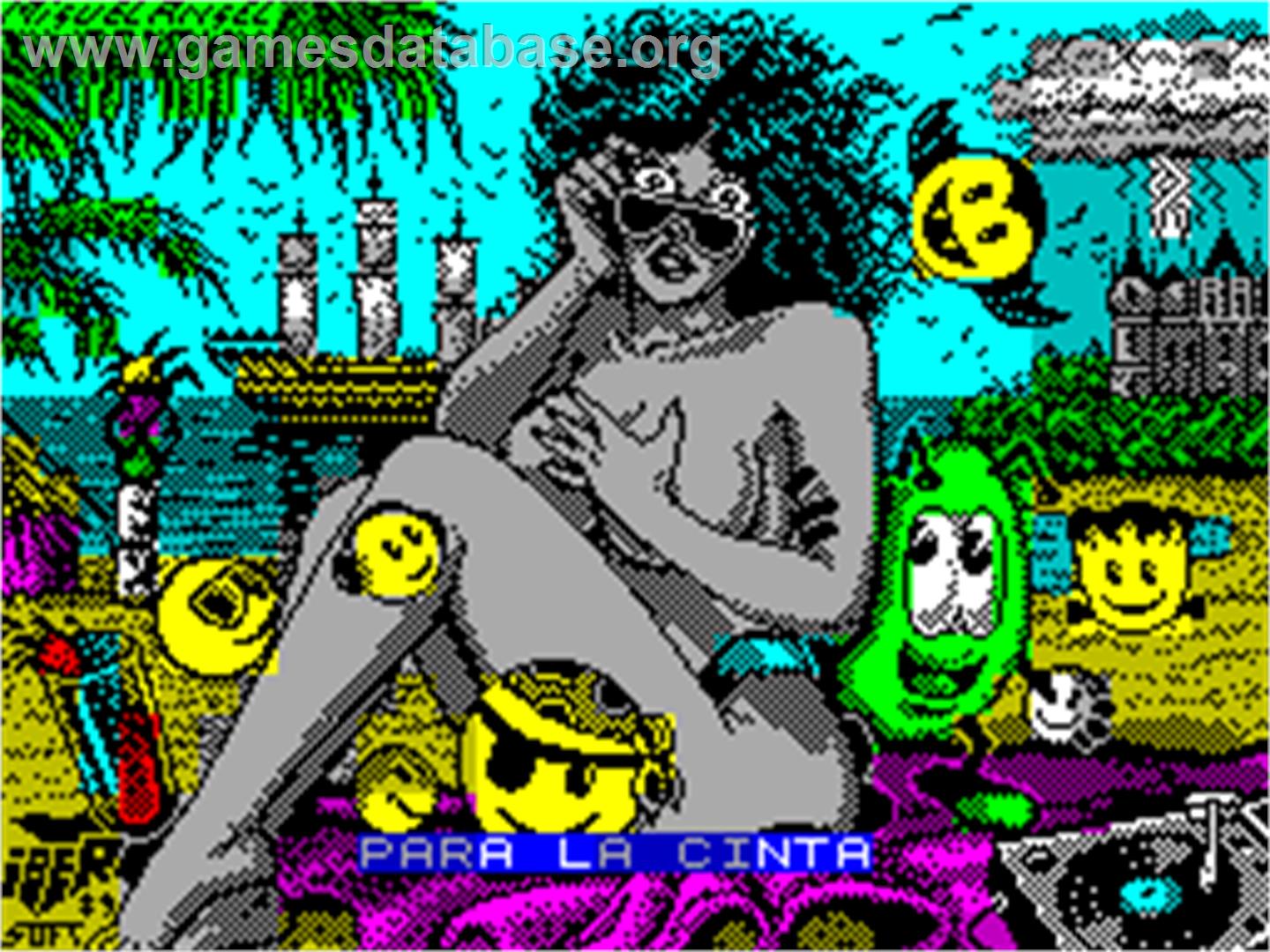 Toi Acid Game - Sinclair ZX Spectrum - Artwork - Title Screen