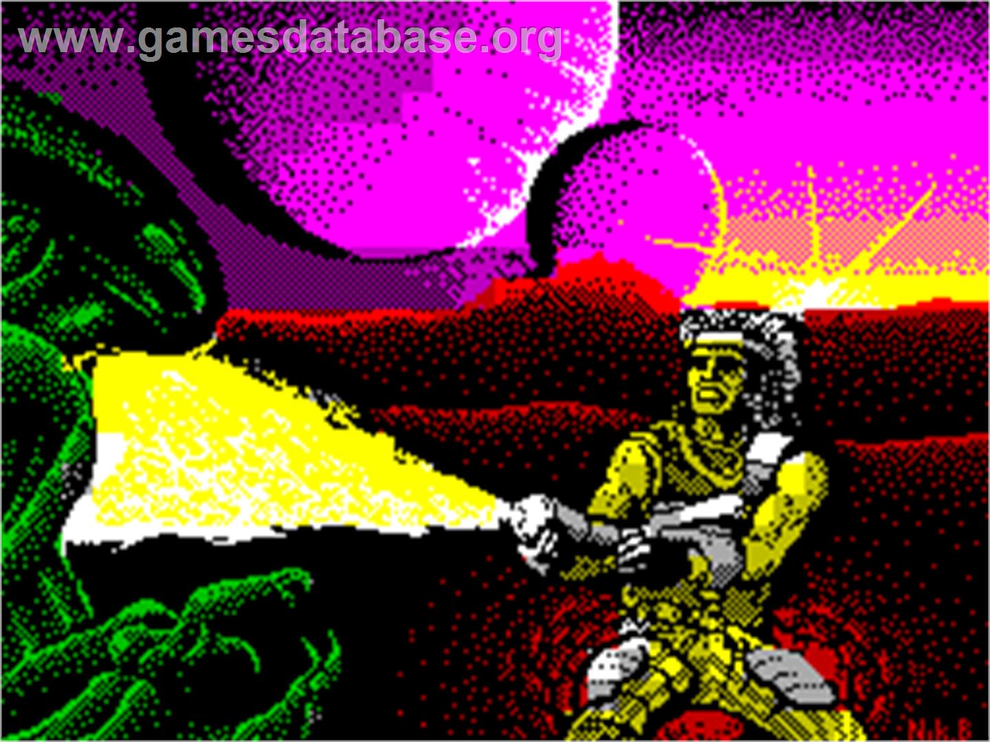 Trantor the Last Stormtrooper - Sinclair ZX Spectrum - Artwork - Title Screen