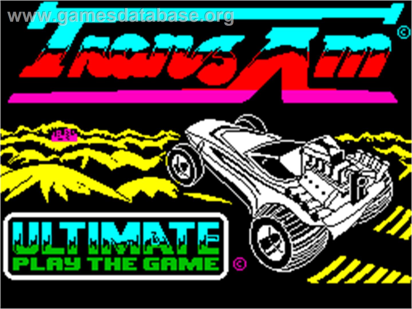 Tranz Am - Sinclair ZX Spectrum - Artwork - Title Screen
