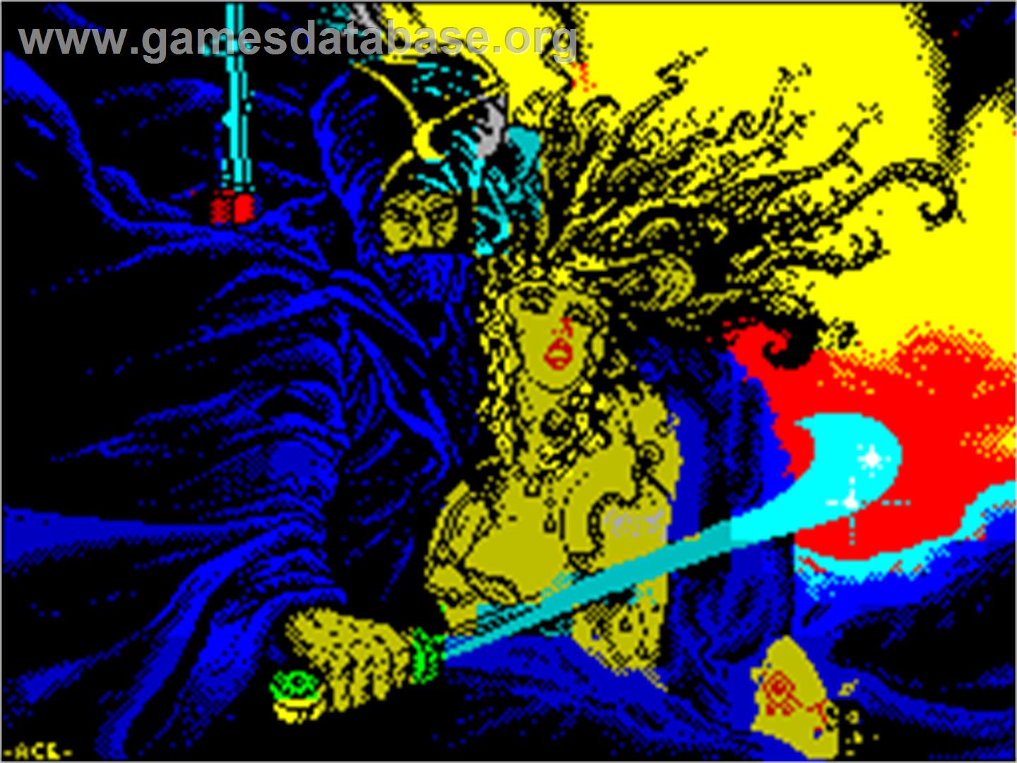 Tuareg - Sinclair ZX Spectrum - Artwork - Title Screen