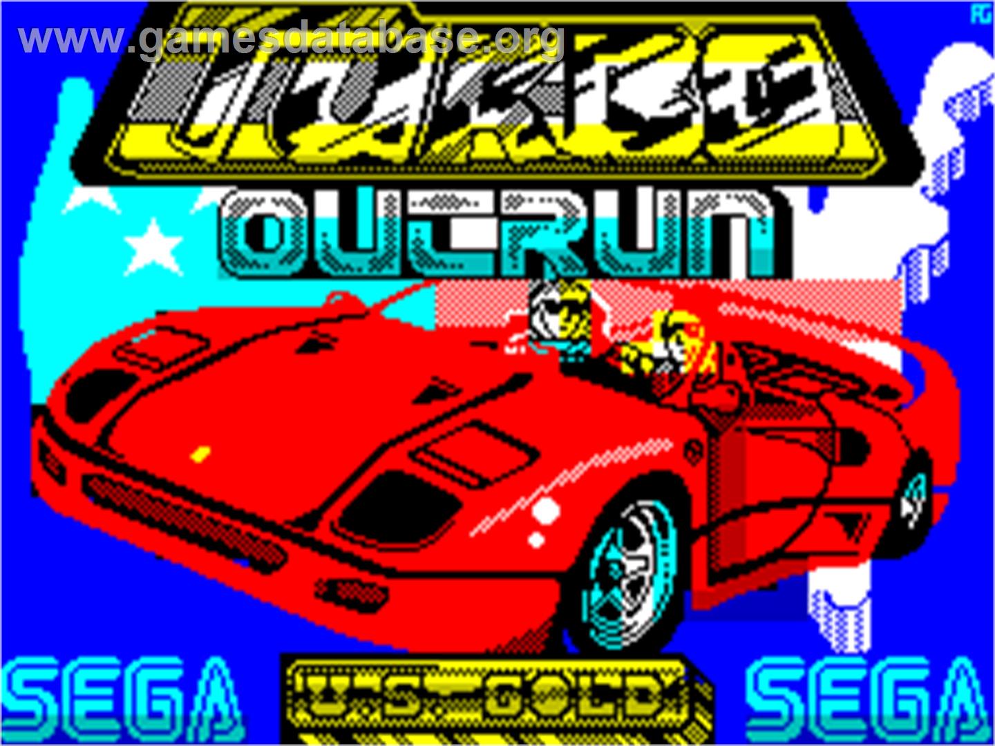 Turbo Outrun - Sinclair ZX Spectrum - Artwork - Title Screen