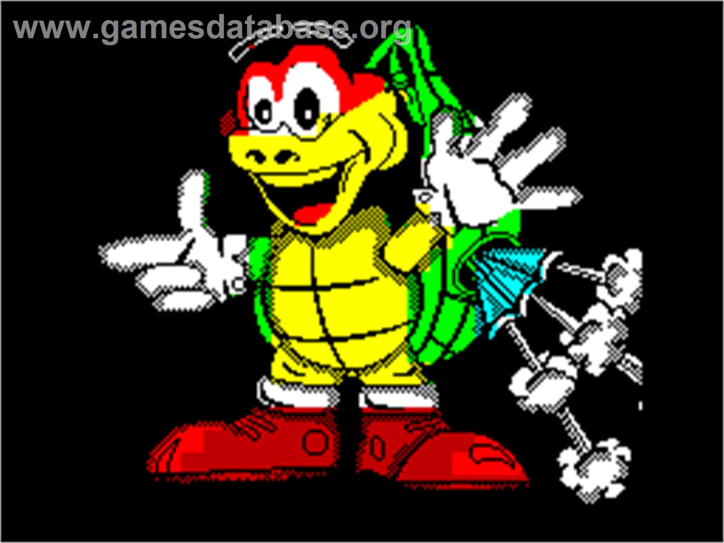 Turbo the Tortoise - Sinclair ZX Spectrum - Artwork - Title Screen