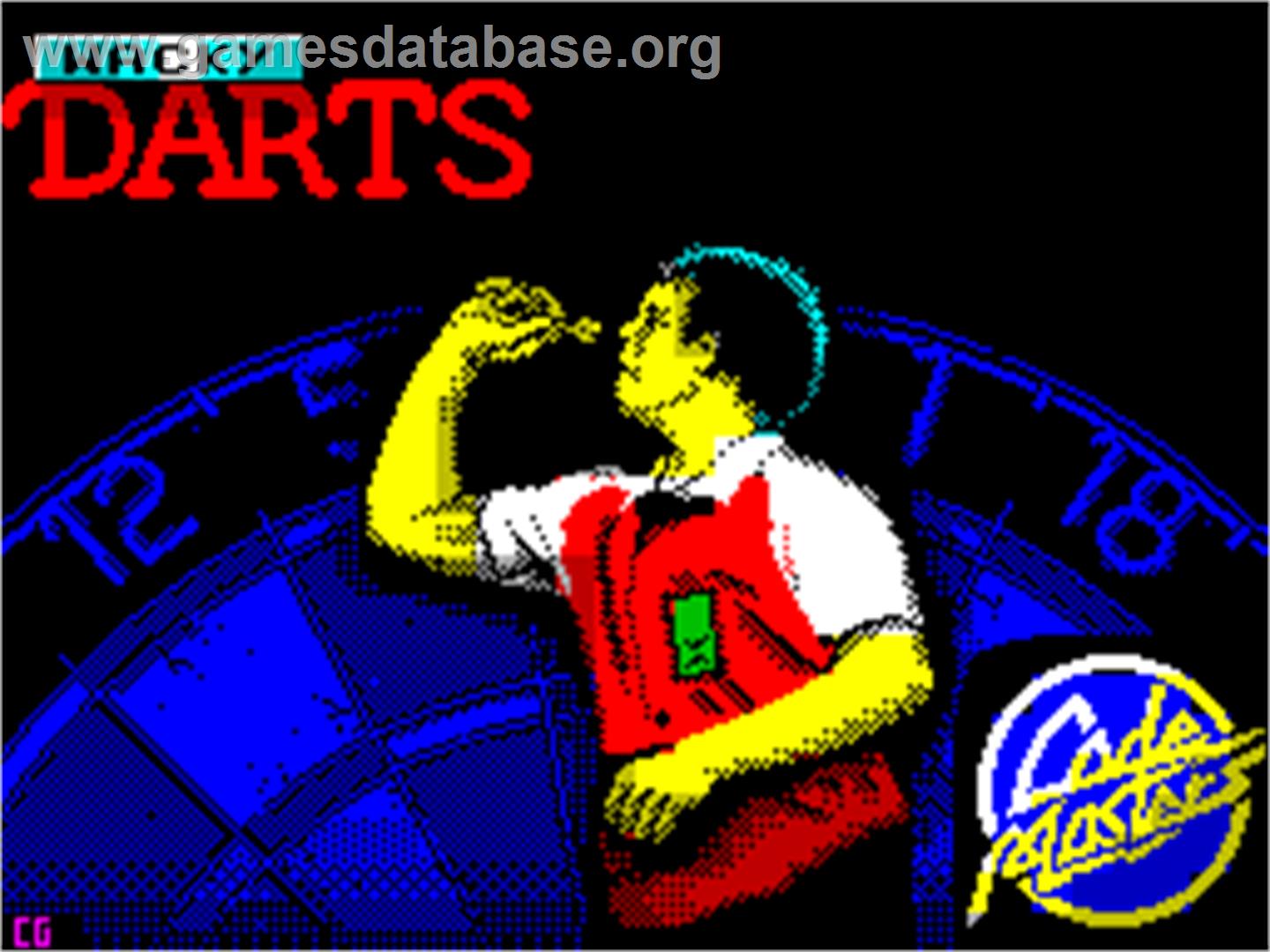 Wacky Darts - Sinclair ZX Spectrum - Artwork - Title Screen
