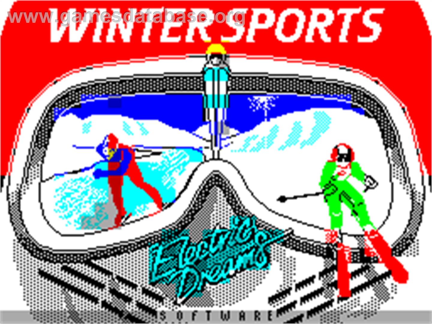 Winter Sports - Sinclair ZX Spectrum - Artwork - Title Screen