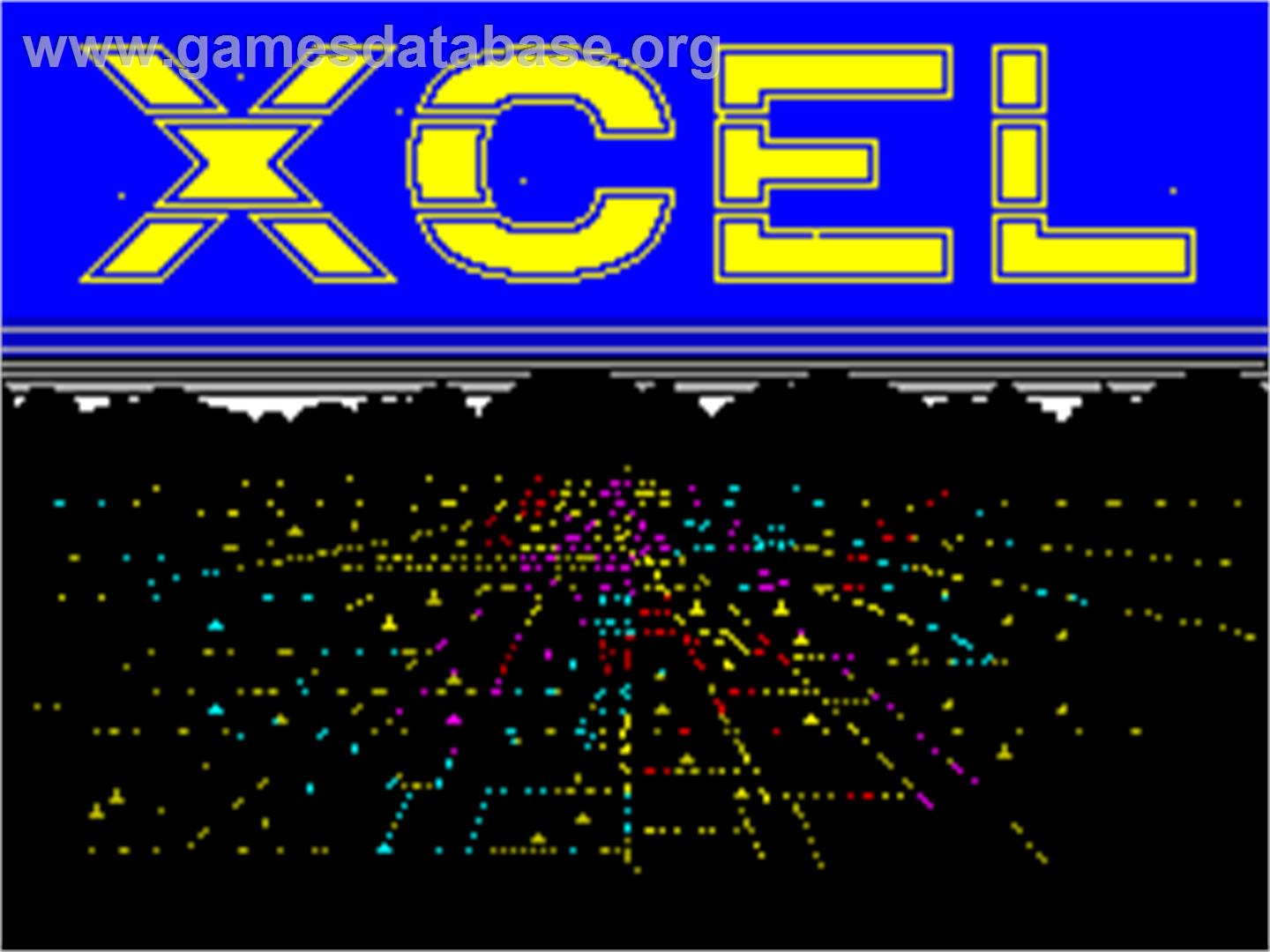 Xcel - Sinclair ZX Spectrum - Artwork - Title Screen