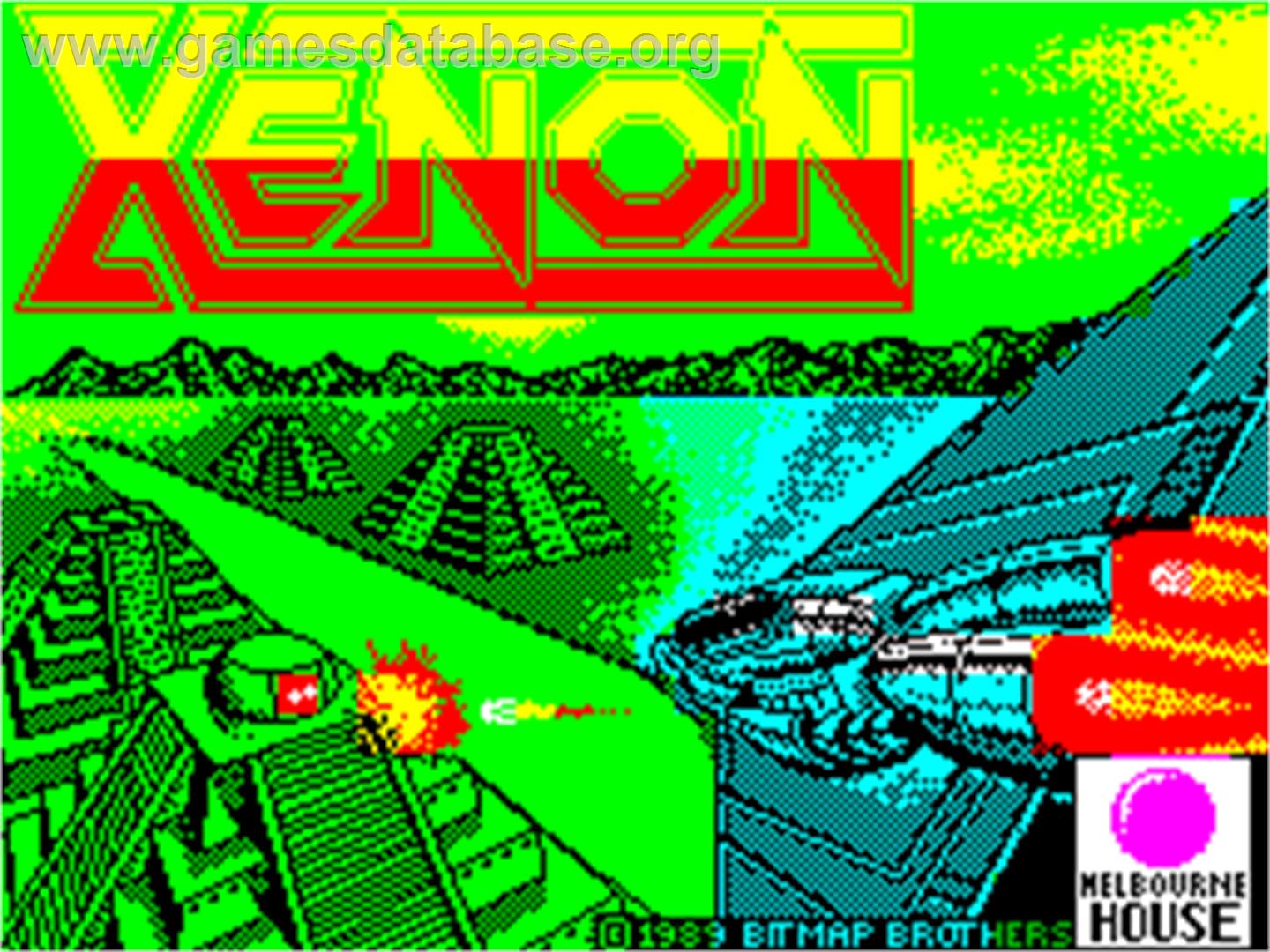 Xenon - Sinclair ZX Spectrum - Artwork - Title Screen