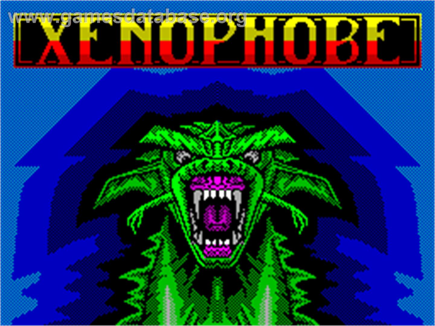 Xenophobe - Sinclair ZX Spectrum - Artwork - Title Screen