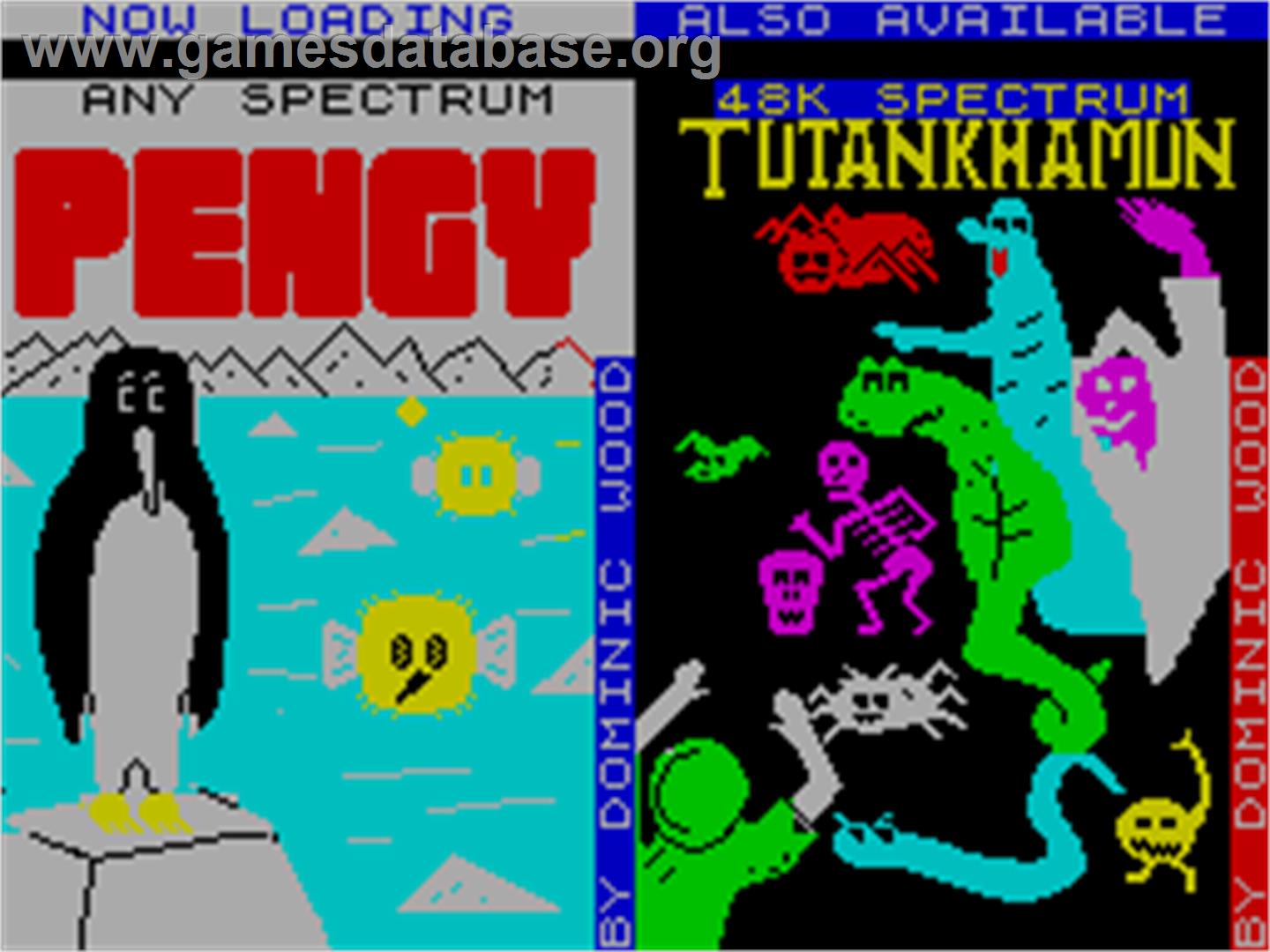 Yenght - Sinclair ZX Spectrum - Artwork - Title Screen