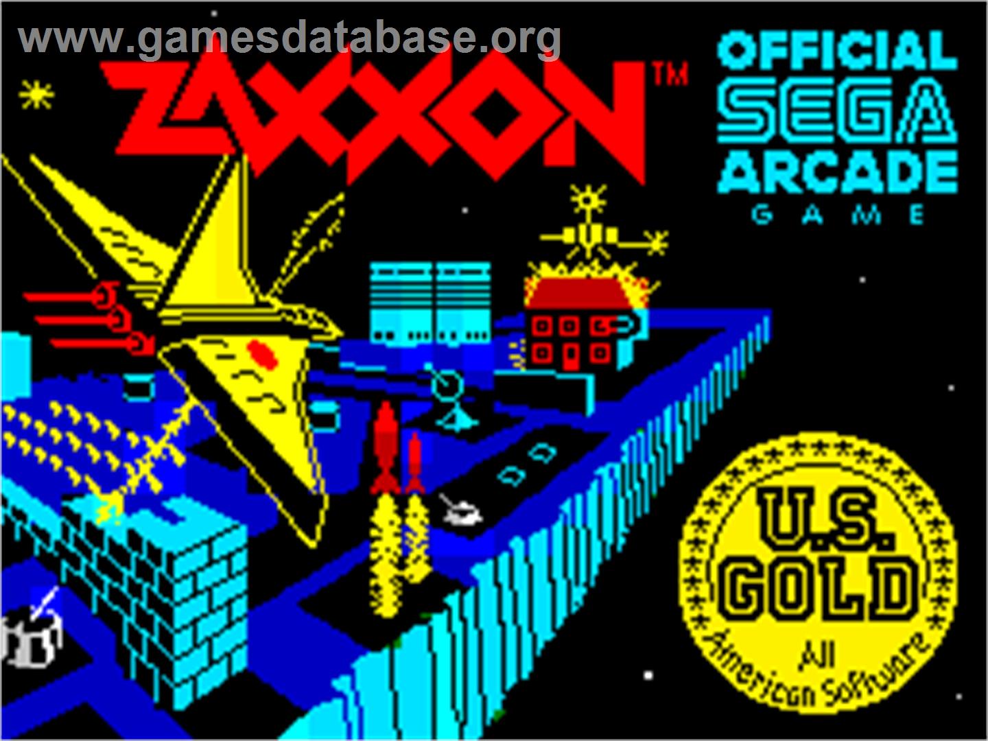 Zaxxon - Sinclair ZX Spectrum - Artwork - Title Screen