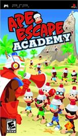 Box cover for Ape Escape Academy on the Sony PSP.