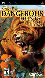 Box cover for Cabela's Dangerous Hunts: Ultimate Challenge on the Sony PSP.