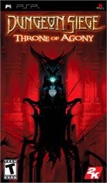 Box cover for Dungeon Siege: Throne of Agony on the Sony PSP.