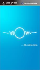 Box cover for Flow on the Sony PSP.