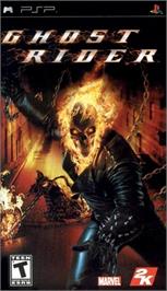 Box cover for Ghost Rider on the Sony PSP.