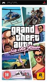 Box cover for Grand Theft Auto: Vice City Stories on the Sony PSP.