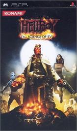 Box cover for Hellboy: The Science of Evil on the Sony PSP.