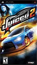 Box cover for Juiced 2: Hot Import Nights on the Sony PSP.