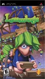 Box cover for Lemmings on the Sony PSP.