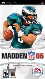 Box cover for Madden NFL 6 on the Sony PSP.
