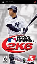 Box cover for Major League Baseball 2K6 on the Sony PSP.