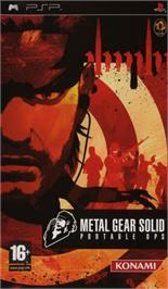 Box cover for Metal Gear Solid: Portable Ops on the Sony PSP.