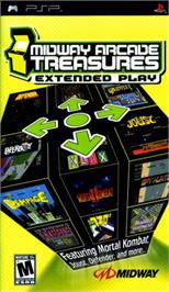 Box cover for Midway Arcade Treasures: Extended Play on the Sony PSP.