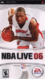 Box cover for NBA Live 6 on the Sony PSP.