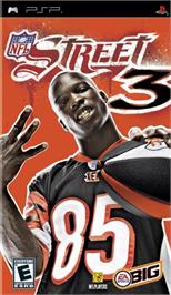 Box cover for NFL Street 3 on the Sony PSP.