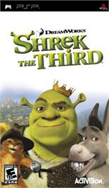 Box cover for Shrek the Third on the Sony PSP.