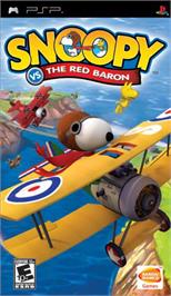Box cover for Snoopy vs. the Red Baron on the Sony PSP.
