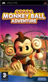 Box cover for Super Monkey Ball Adventure on the Sony PSP.