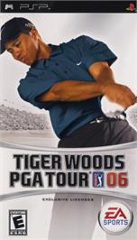Box cover for Tiger Woods PGA Tour 6 on the Sony PSP.