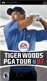 Box cover for Tiger Woods PGA Tour 7 on the Sony PSP.