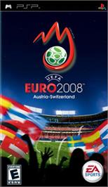 Box cover for UEFA Euro 2008 on the Sony PSP.