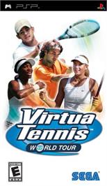 Box cover for Virtua Tennis: World Tour on the Sony PSP.