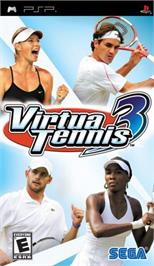 Box cover for Virtua Tennis 3 on the Sony PSP.